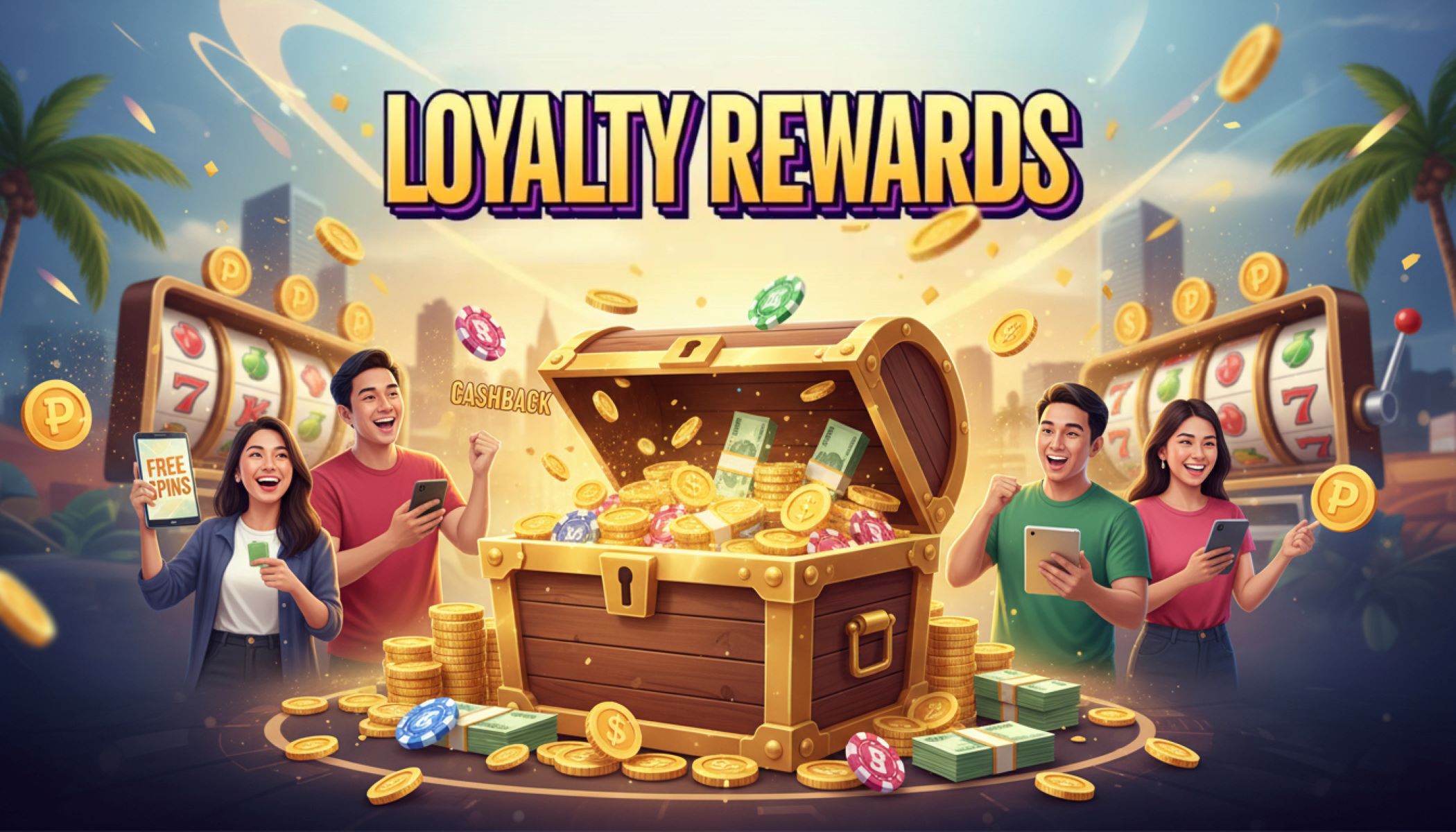 Loyalty rewards for slot players in casinos